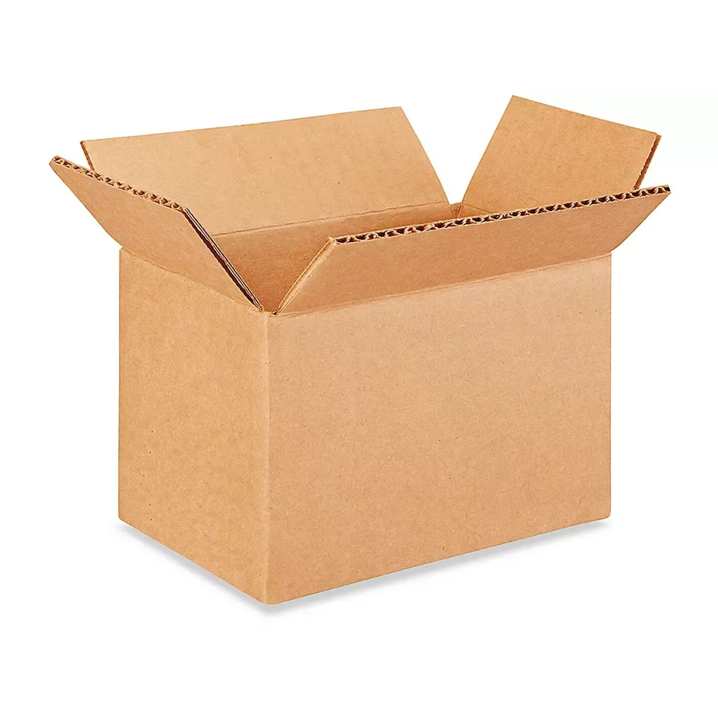 25 pcs Corrugated Shipping Boxes Durable Kraft Cardboard 6 x 4 x 4 Inch