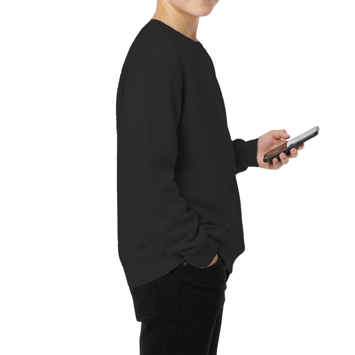 Gildan Youth Fleece Crewneck Sweatshirt, Heavy Blend 50/50 Cotton Poly, Craft & Print Ready