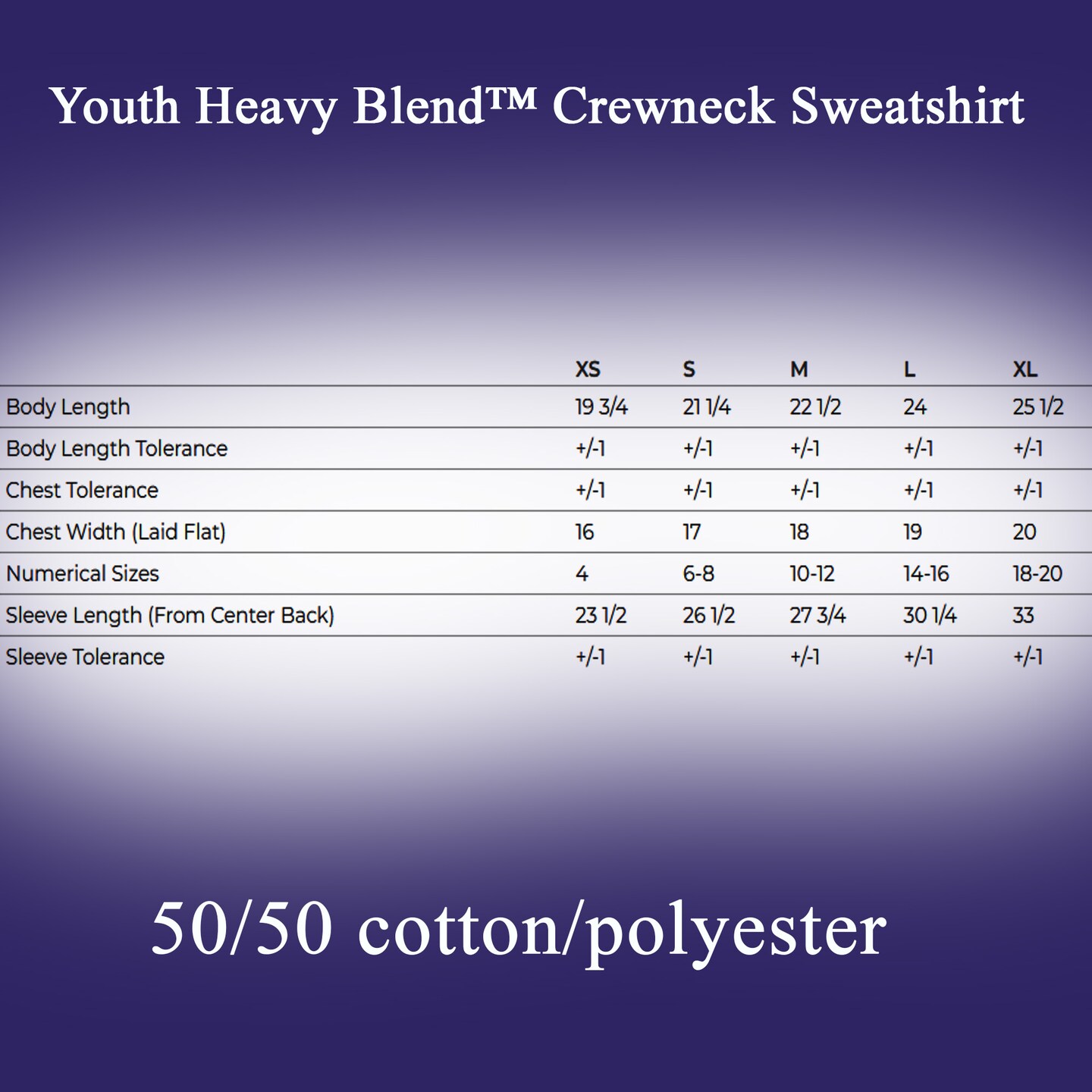 Gildan Youth Fleece Crewneck Sweatshirt, Heavy Blend 50/50 Cotton Poly, Craft & Print Ready