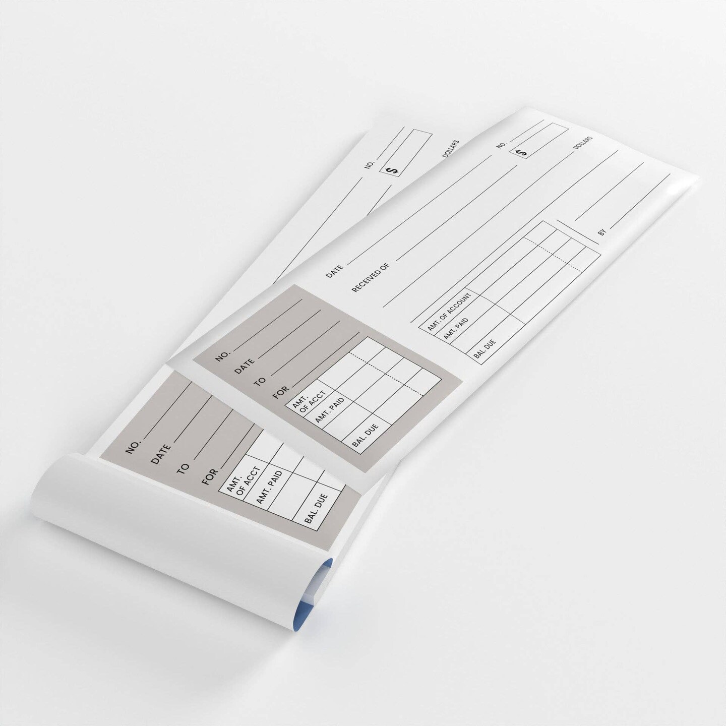 3x8 in Carbonless Receipt Books - 25 Transactions &#x2013; 72 Books