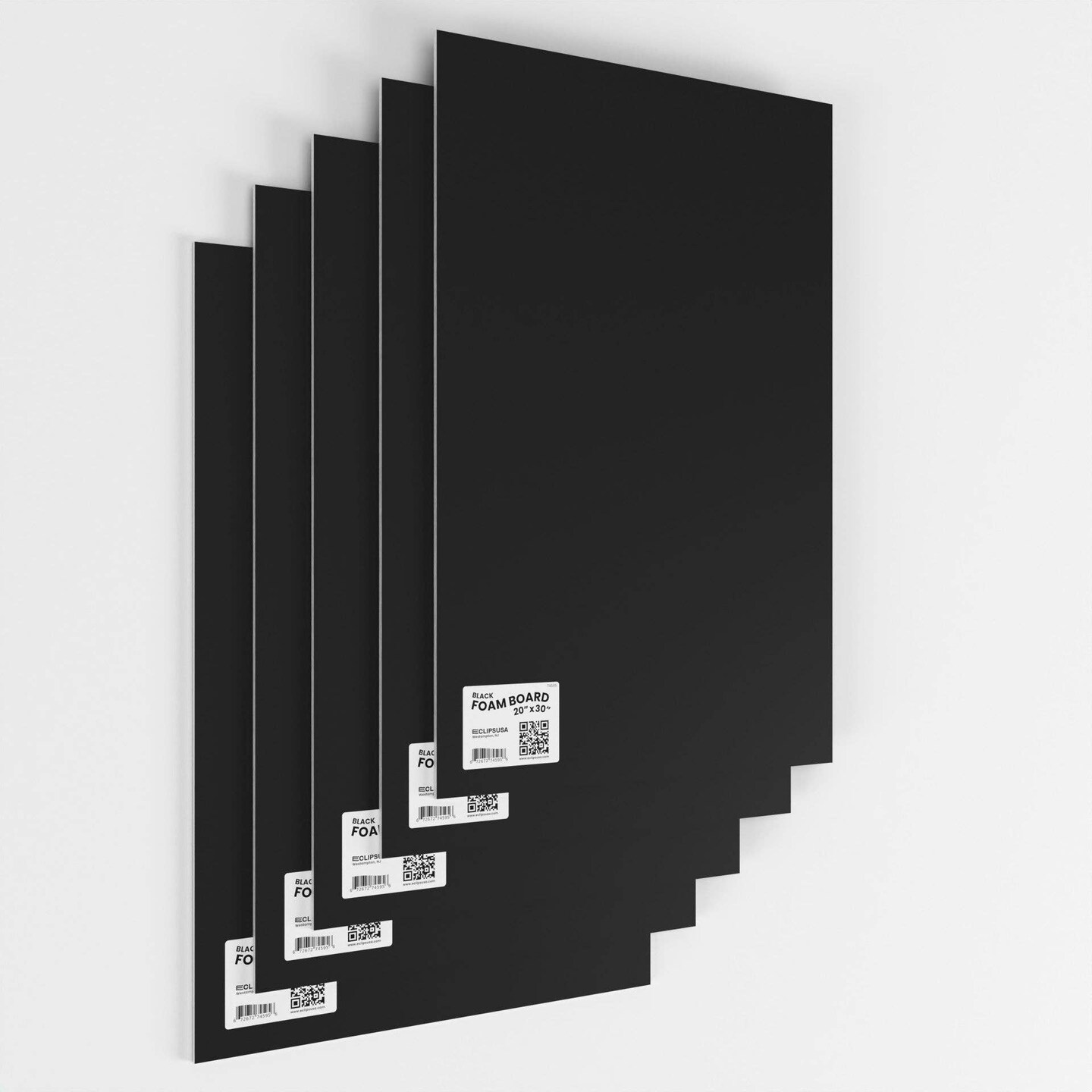 Black Foam Boards 20x30 in &#x2013; 25 Units