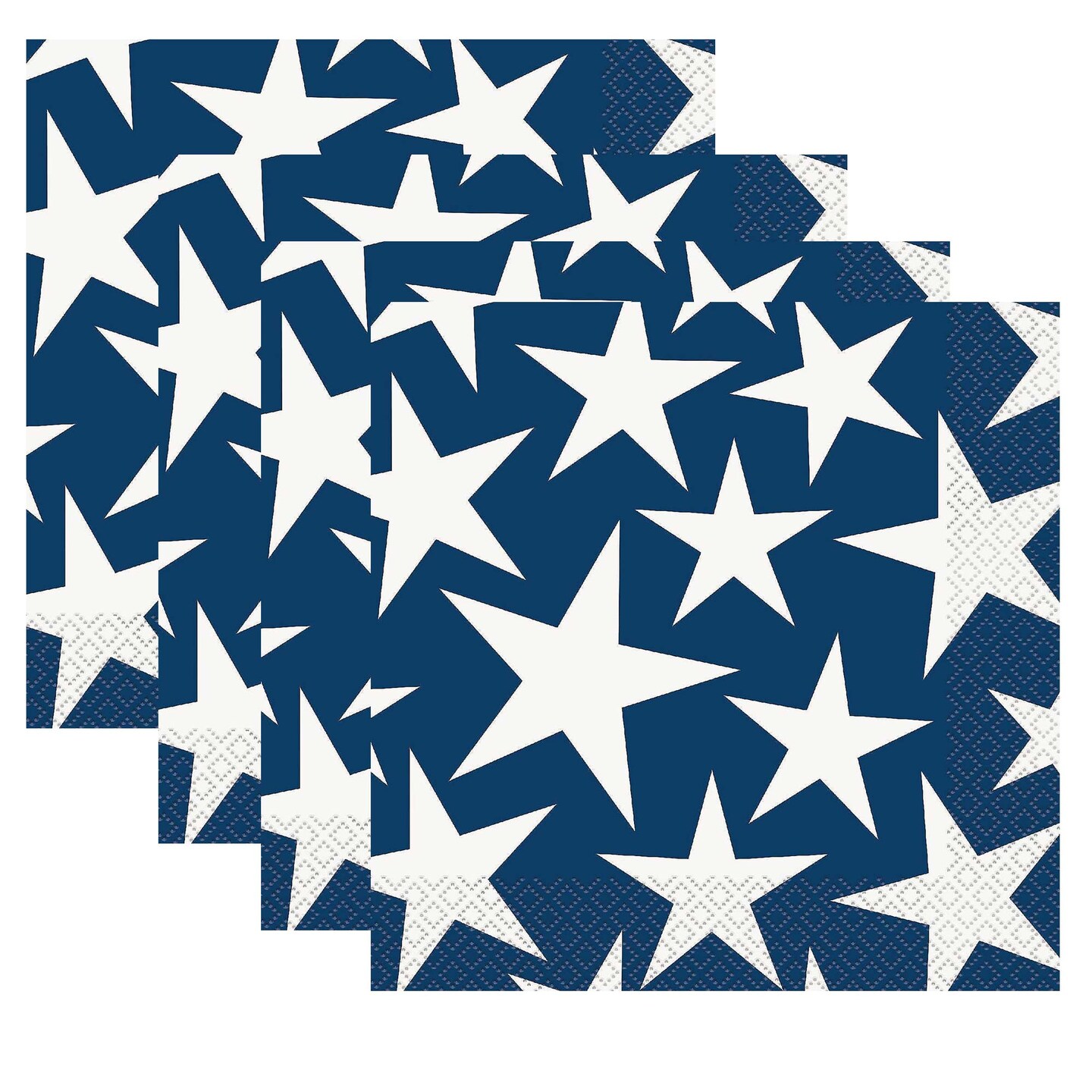Stars &#x26; Stripes Patriotic Paper Luncheon Napkins 16ct