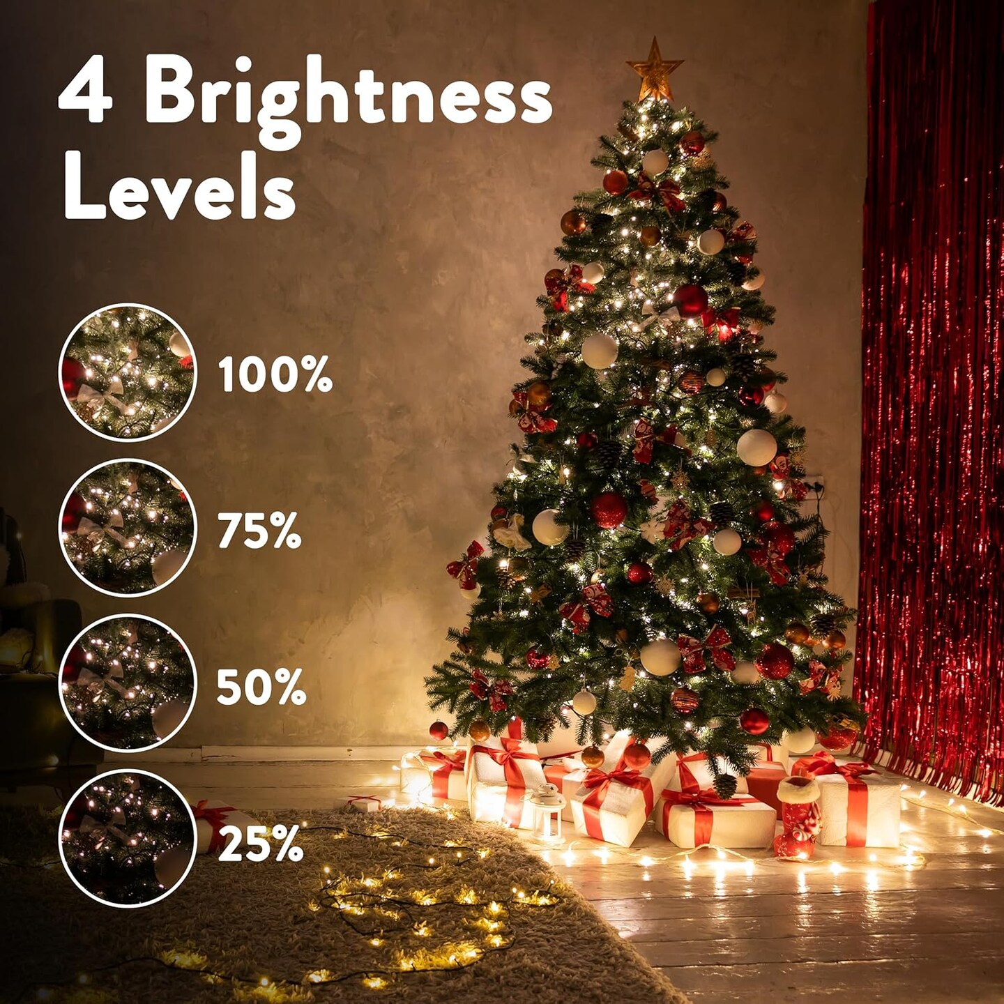 Color Changing Christmas Lights LED, 328ft 1000 LED Color Changing Christmas Lights with Remote, Color Changing Fairy Lights, Color Changing Outdoor String Lights, Outdoor LED Lights