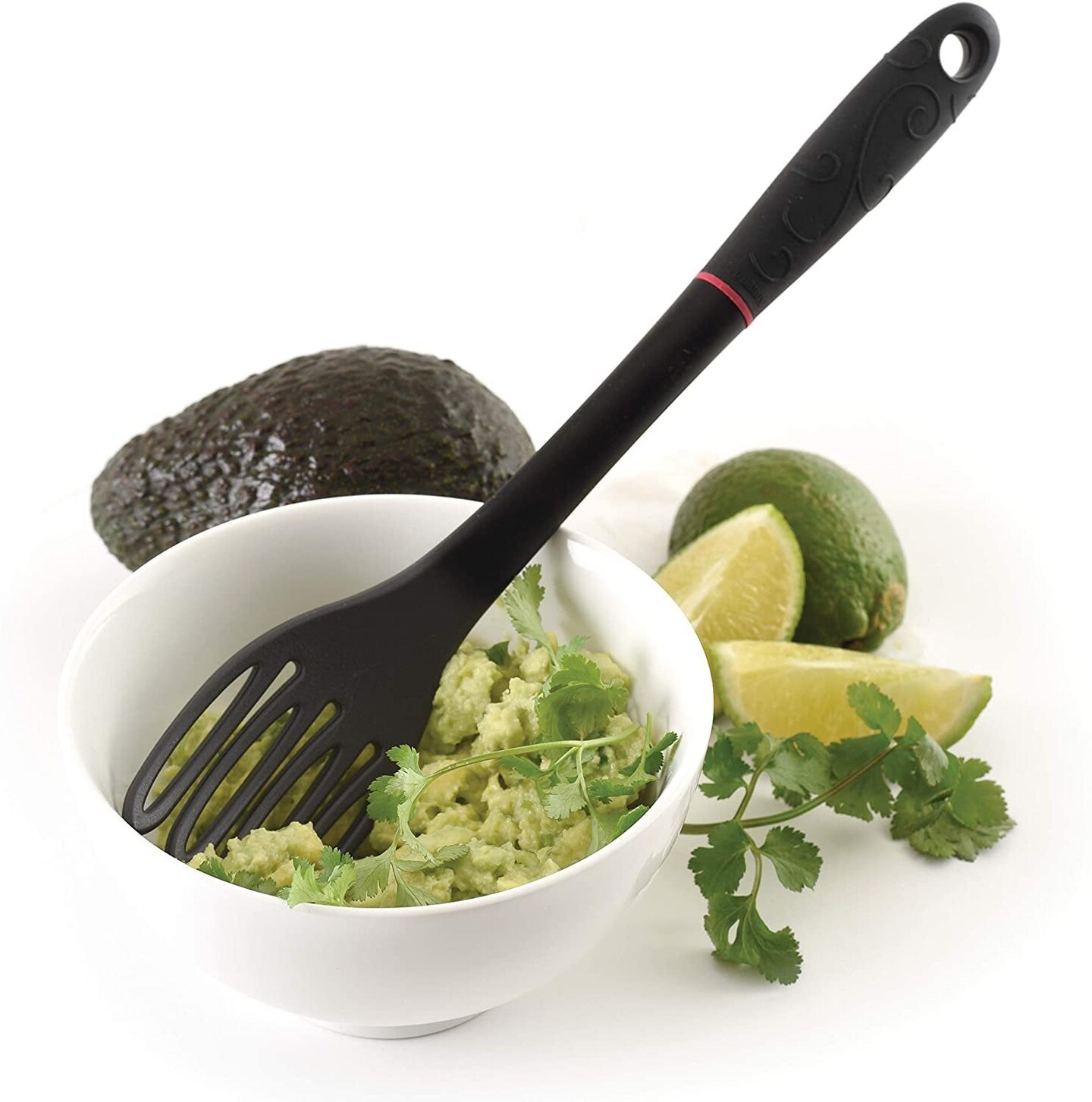 Norpro 11" Grip-EZ Fiskie Fork & Whisk Combo Tool - Mix Stir Blend & Fold