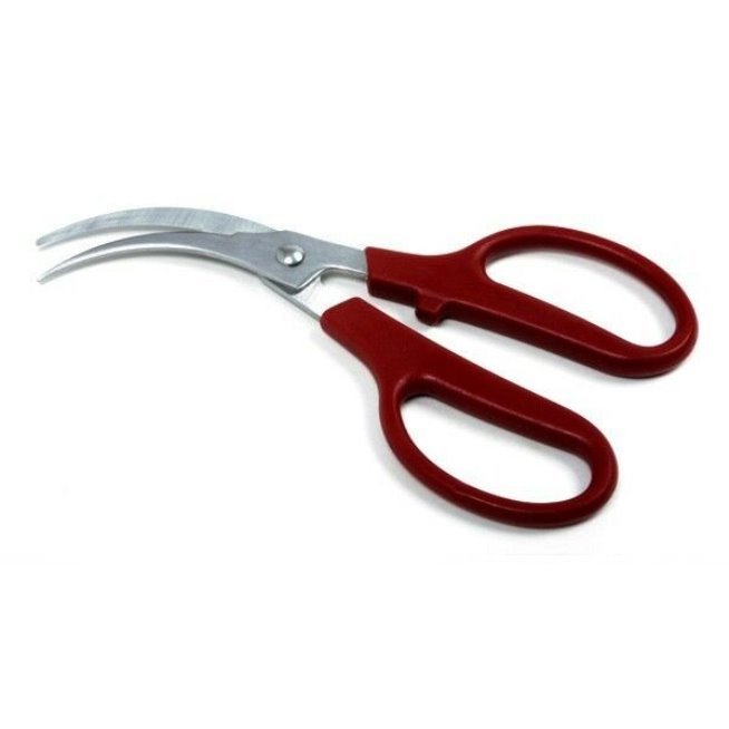 Norpro Stainless Steel Curved Blade Shrimp Peeler & Deveiner Scissors