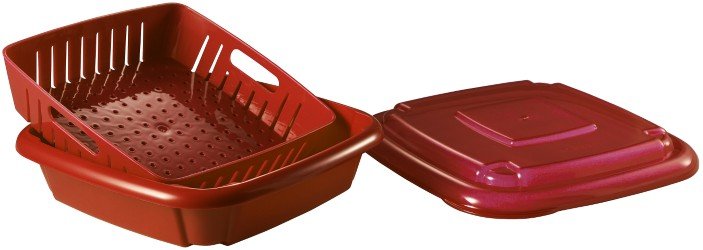 Hutzler 3-in-1 Bitty Box Berry Keeper, Berry Colander & Saver Container, 9oz / 1 Cup Capacity