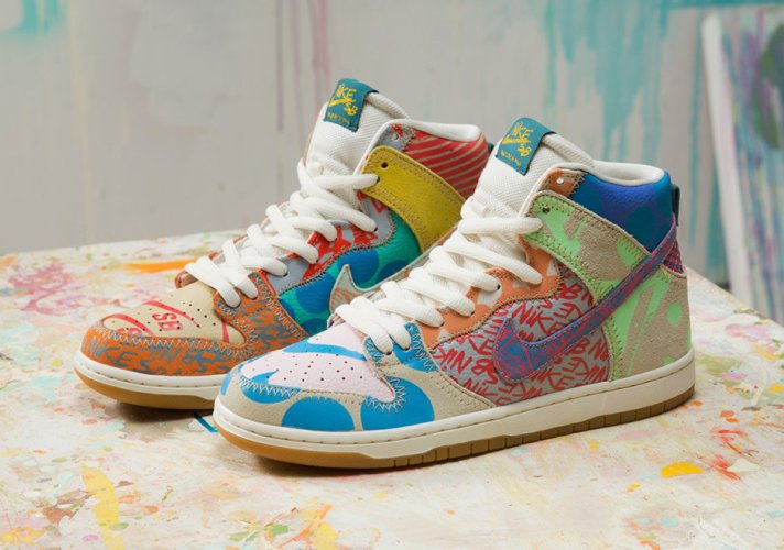 Nike SB Dunk High Thomas Campbell What the Dunk | MakerPlace by