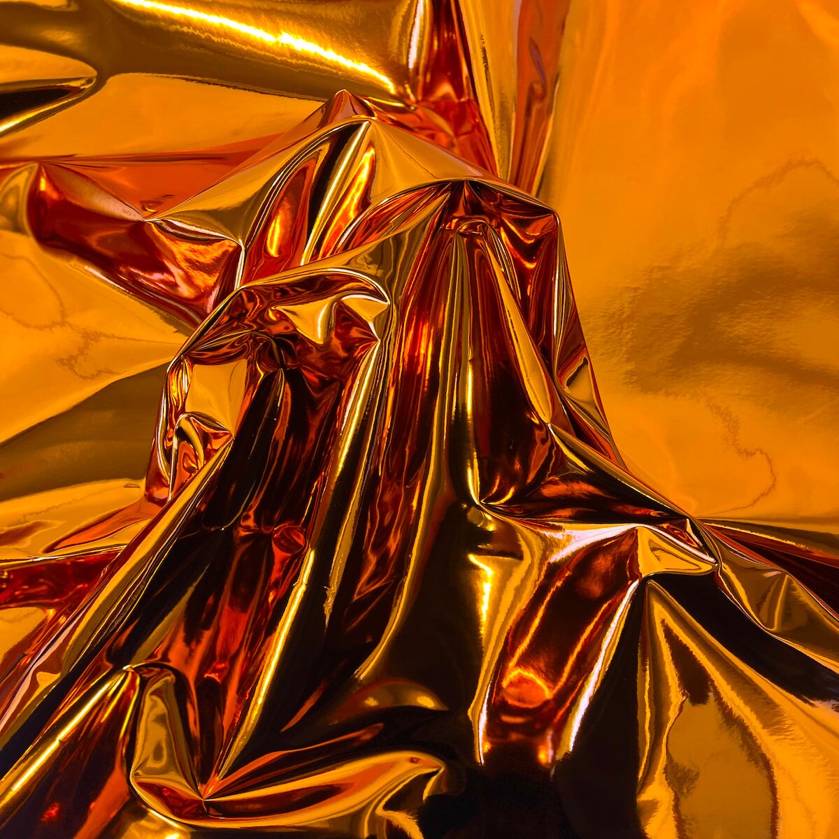 1 Yard Chrome Reflective Mirror Vinyl Fabric For Handbags Upholstery Crafts 54 Inch Width