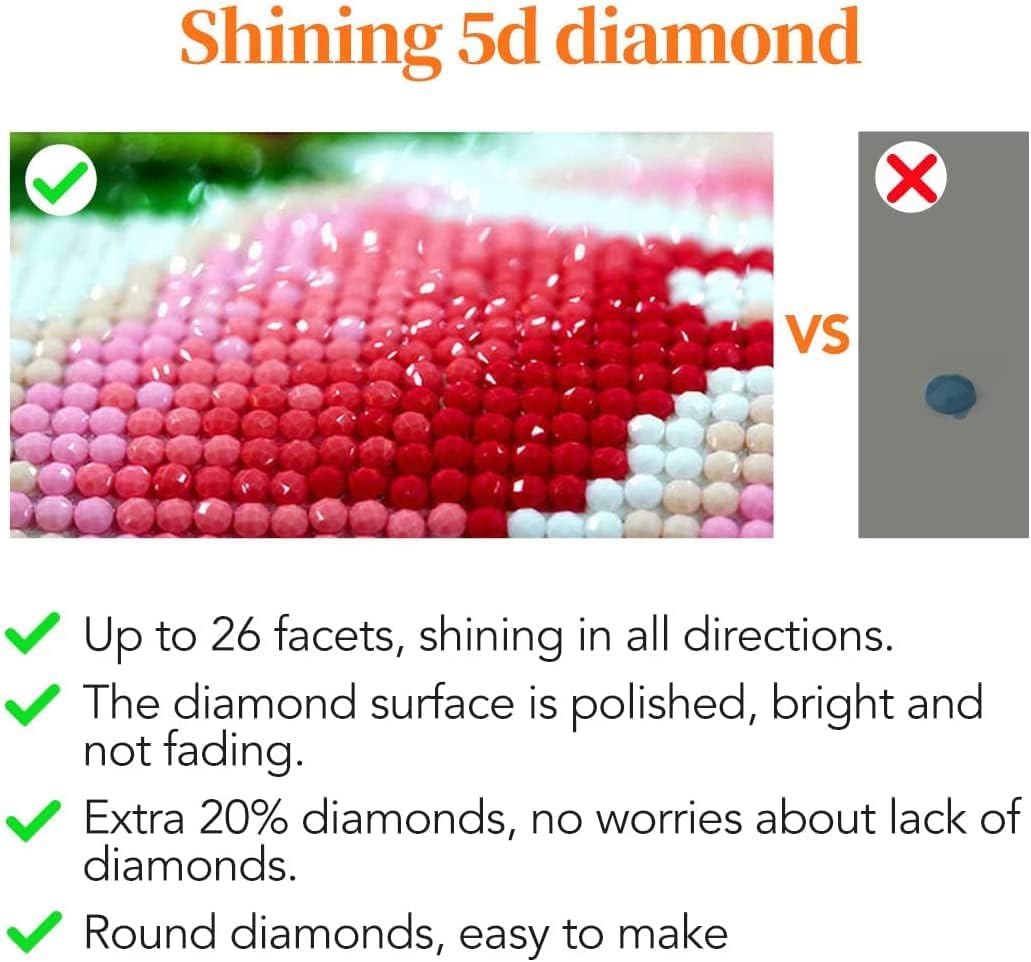 Diamond Art Kits for Adults and Kids, Full Drill Round Rhinestone Diamonds, Cross Stitch Embroidery Art, Spiderman Diamond Art(12X16 Inch)