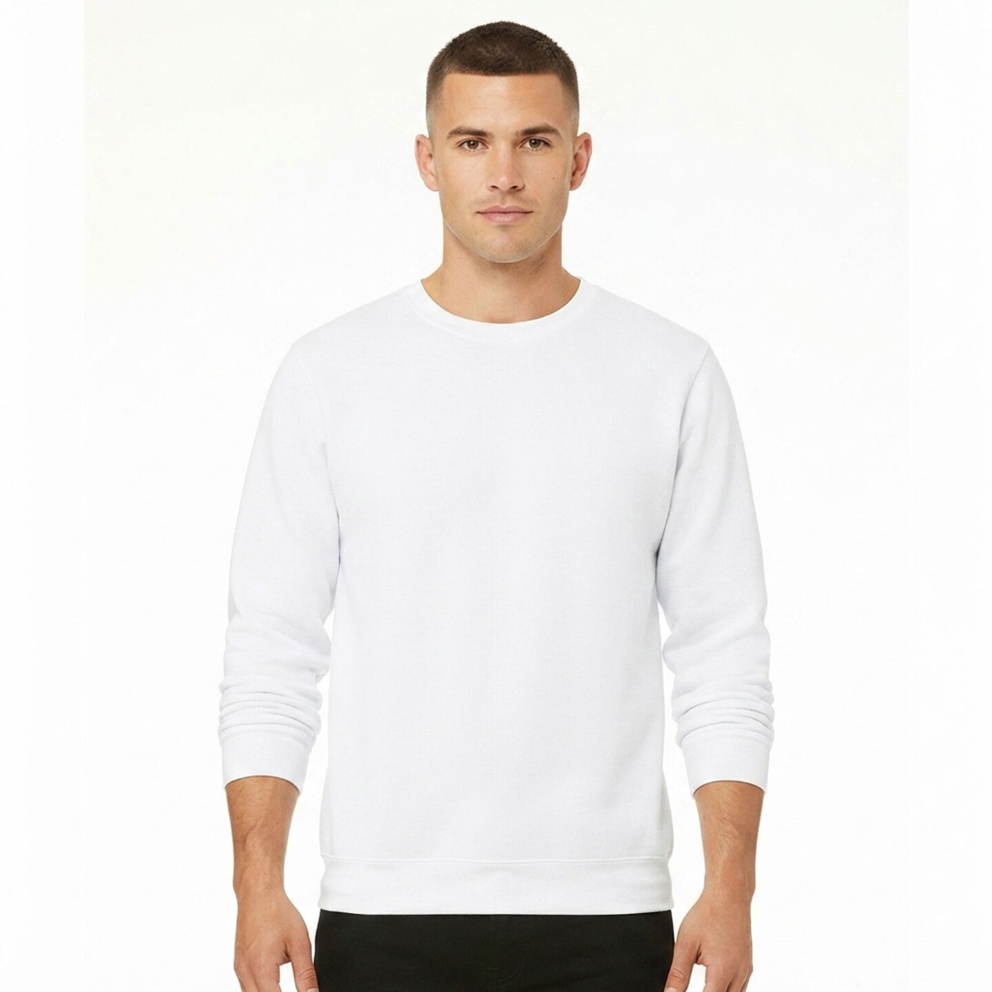 BELLA + CANVAS Sponge Fleece Classic Crewneck Sweatshirt Free