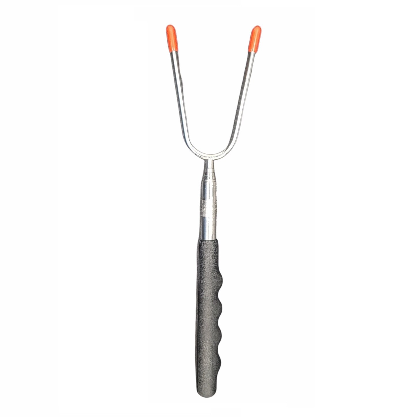 Telescoping Barbecue Fork, Camp Fire Roasting Stick, Extends from 10&#x22; to 33&#x22; Long, Great for BBQ Hot Dogs, Smores