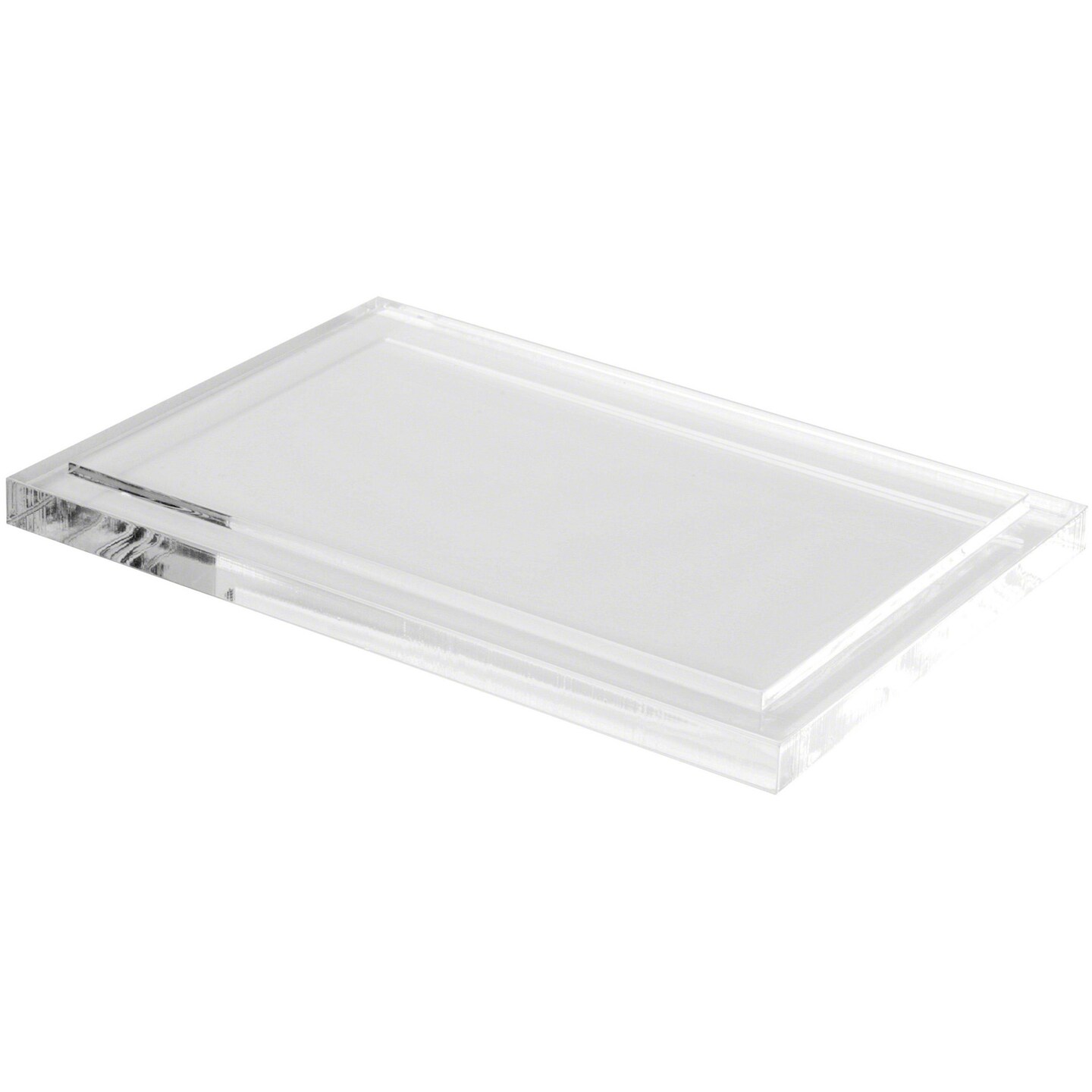 Plymor Clear Acrylic Rectangular Display Base, 6.625
