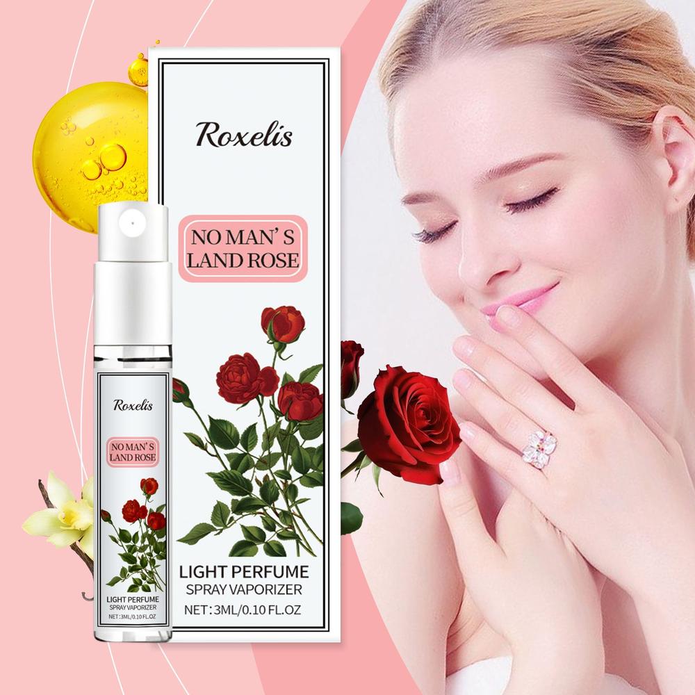 Roxelis - White - Elegant Floral Perfume Spray with Rose and Jasmine - 1 Piece