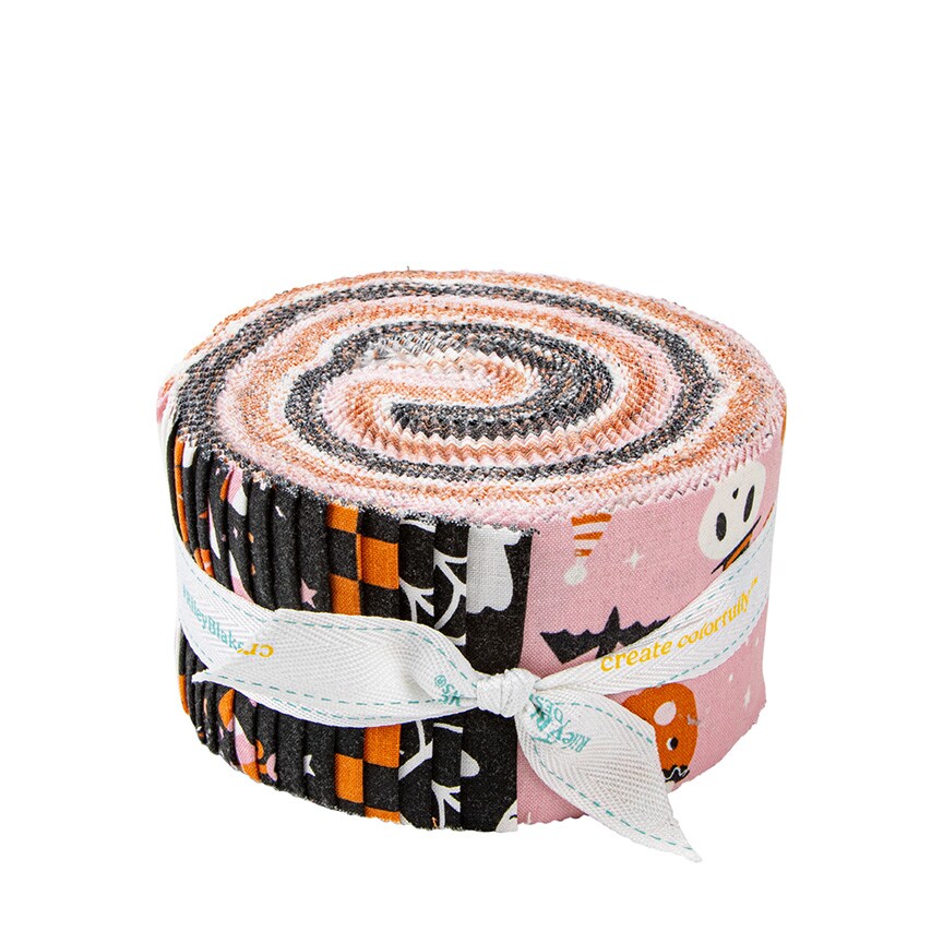 Hey Pumpkin 2.5" Strip Roll (Jelly Roll / Rolie Polie) by My Mind's Eye for Riley Blake (RP-16030-40)