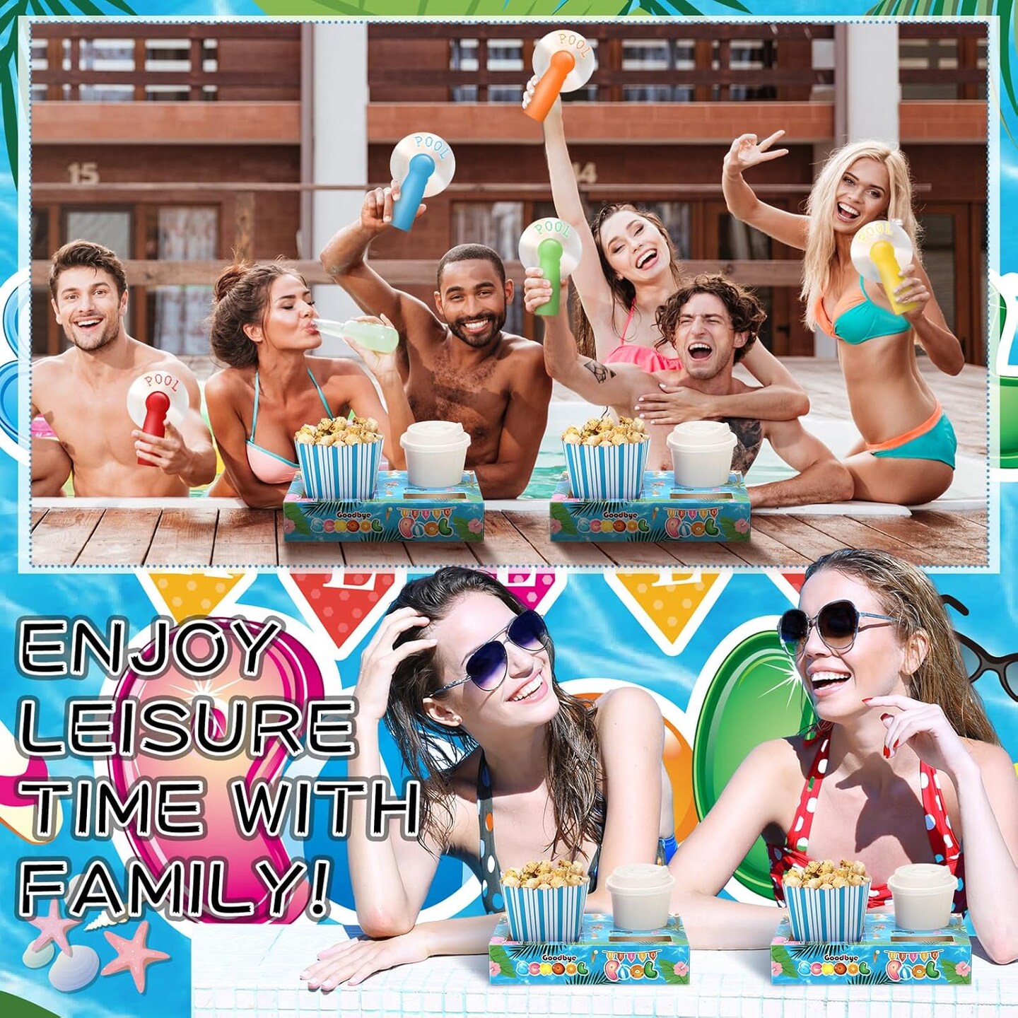 20 Pcs Goodbye School Hello Summer Party Supplies 2025