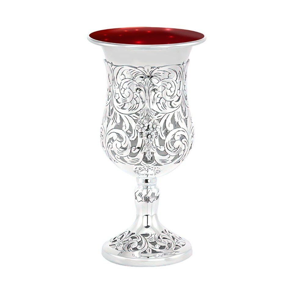 Passover Becher Kiddush Cup Cardstock Cutouts – Pesach Craft Decorations for Jewish Classroom Projects & Seder Activities, 20 Pack (1.5" x 3")