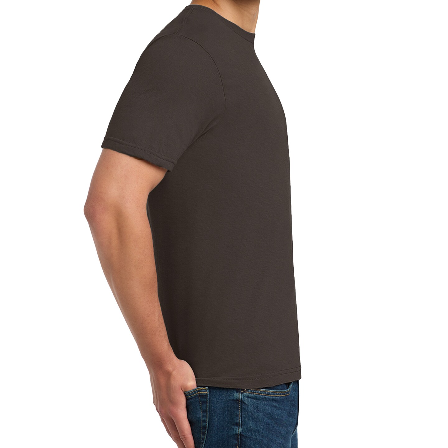 Gildan DIY Printing Dark Chocolate Shirt, Unisex Softstyle Craft T-Shirt