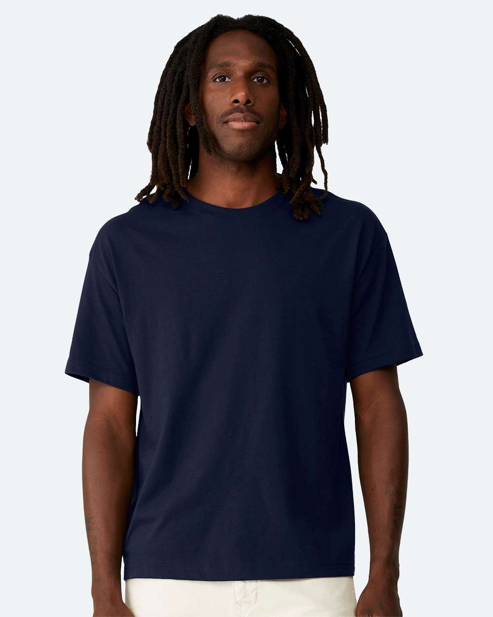 BELLA + CANVAS® Heavyweight Short Sleeve T-Shirt for Layering Outfits & Custom Print Blank Tee