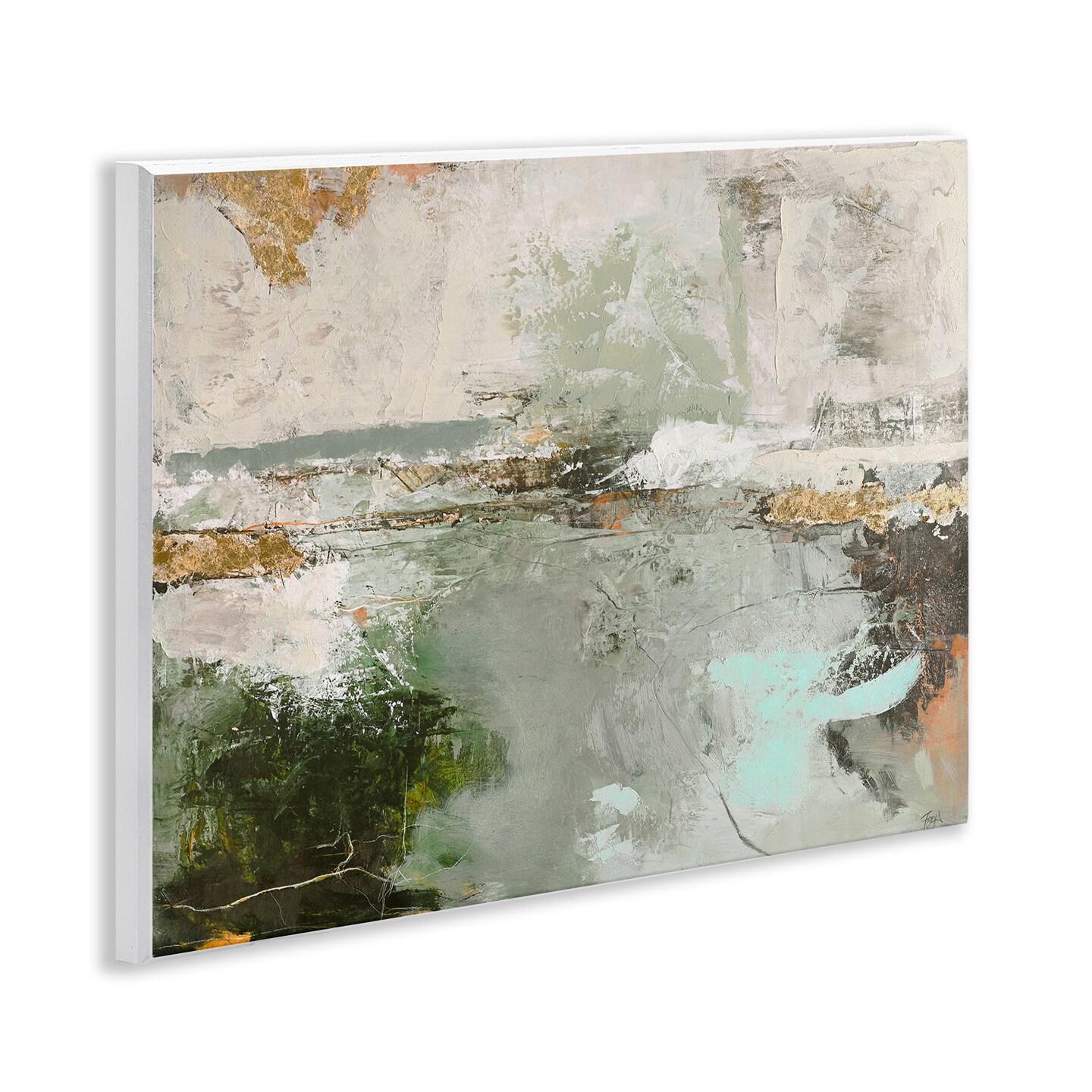 Stupell Industries Abstract Seascape Landscape Wall Plaque Art Design by Design Fabrikken