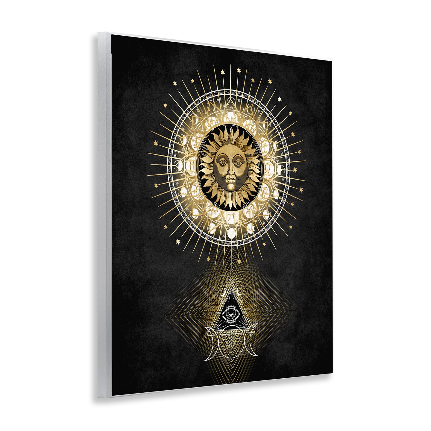 Stupell Industries Astral Symbols & Sun Wall Plaque Art Design by Oliver Jeffries