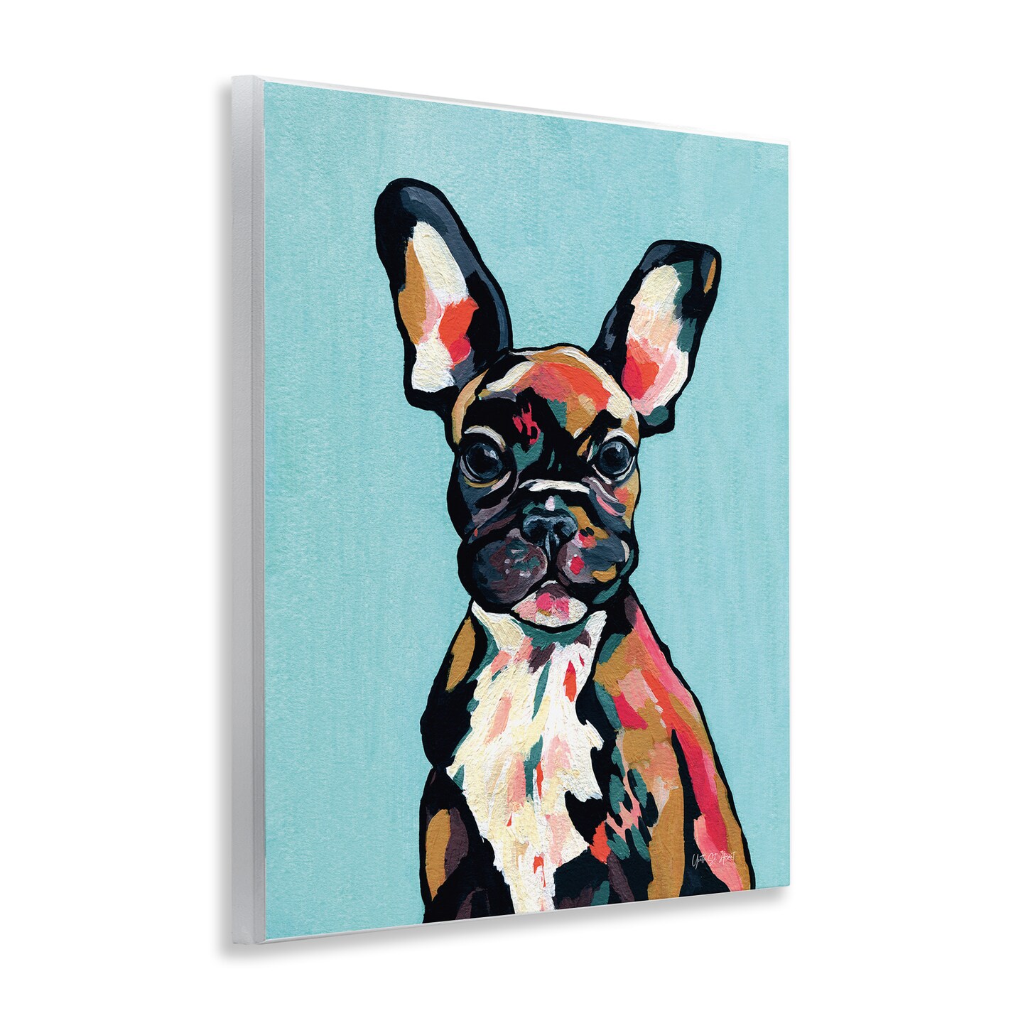 Stupell Industries French Bulldog Modern Wall Plaque Art Design by Yvette St. Amant