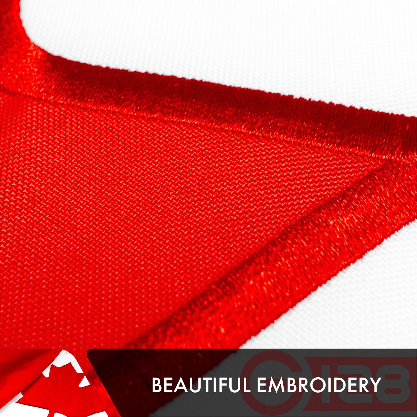 G128 Canada (Canadian) Flag | 3x5 feet | Double Sided Embroidered 210D Heavy Duty Polyester
