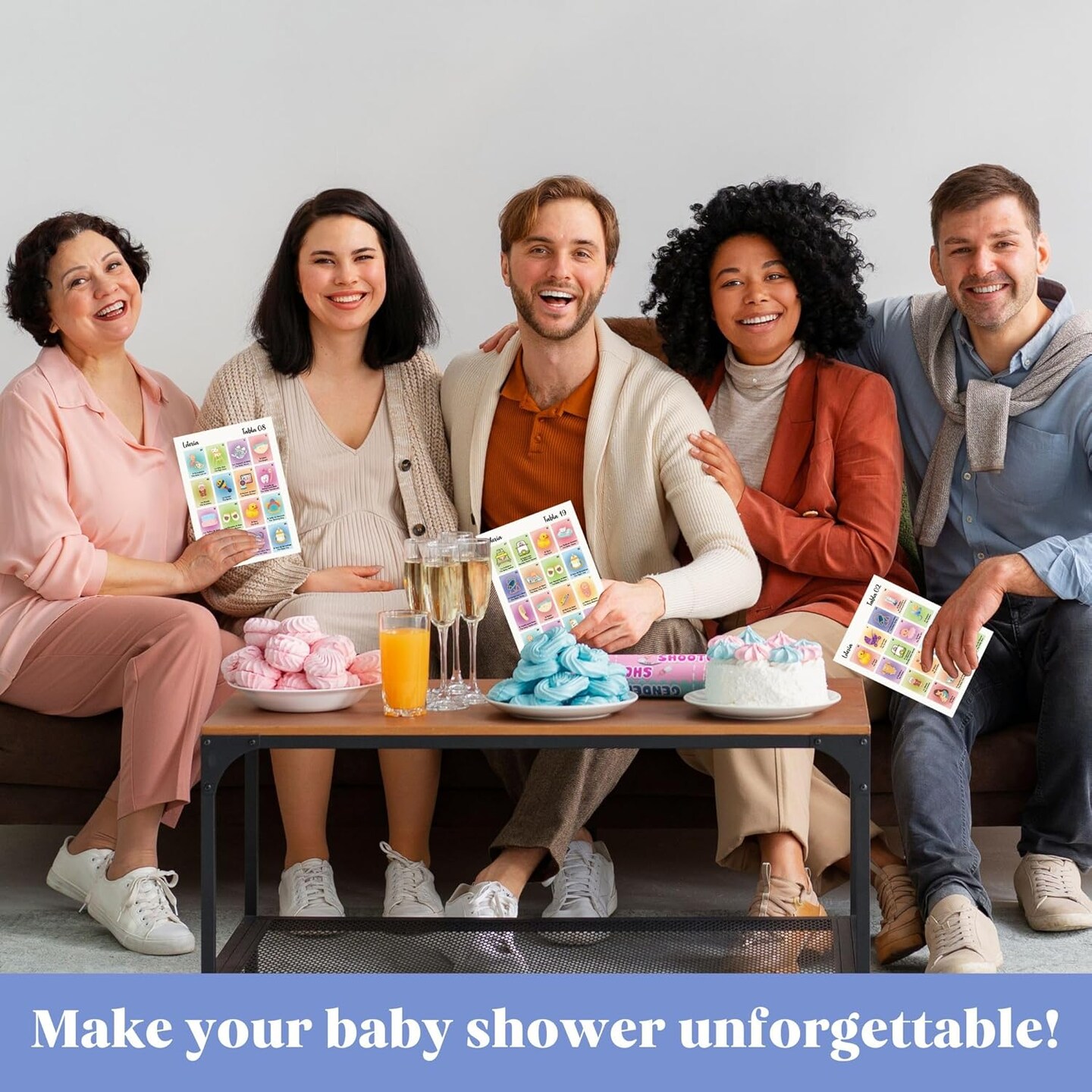 Baby Shower Loteria Bilingual - Baby Loteria for Shower Games