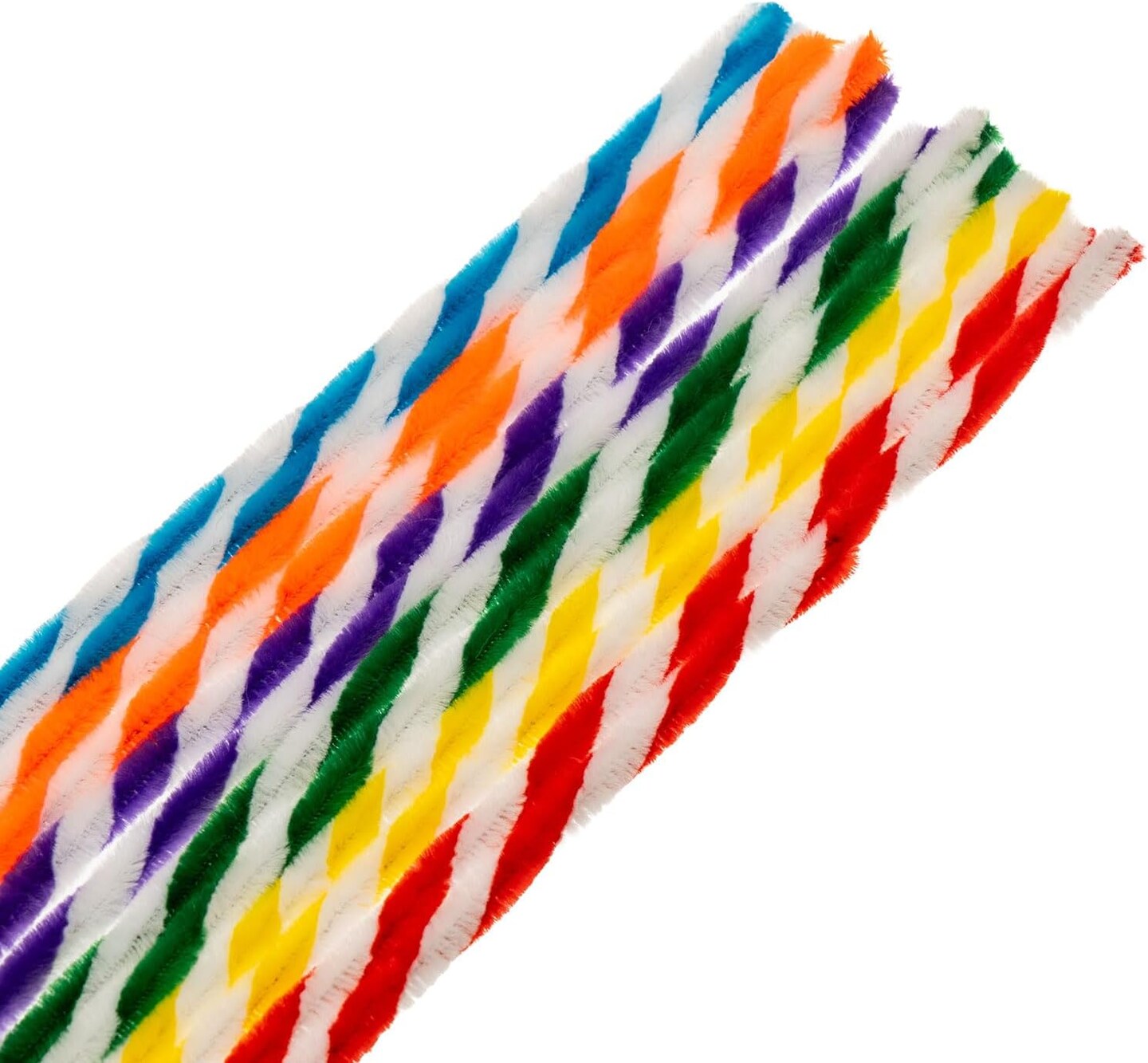 John Bead 12in x 6mm Mixed Chenille Pipe Cleaners, 100pcs