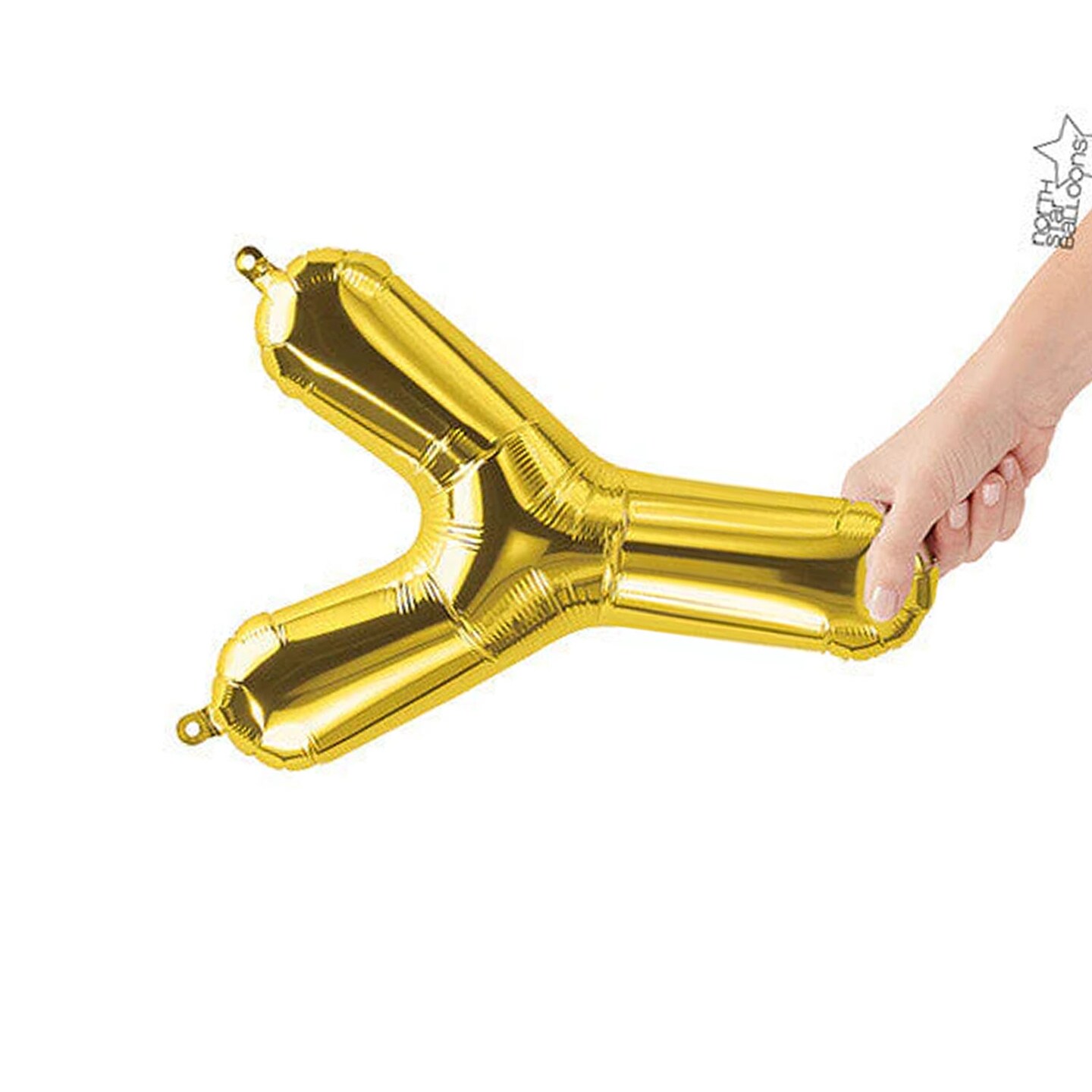 NorthStar Balloons&#xAE; 16&#x22; Gold Letter Y Balloon Air Fill Only