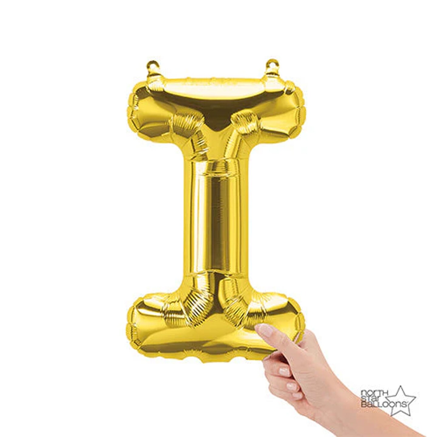 NorthStar Balloons&#xAE; 16&#x22; Gold Letter I Balloon Air Fill Only