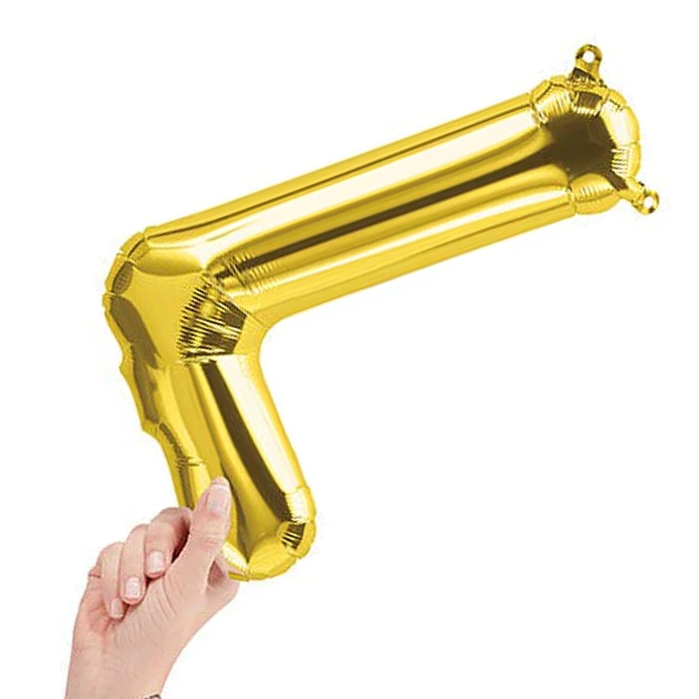 NorthStar Balloons&#xAE; 16&#x22; Gold Letter L Balloon Air Fill Only