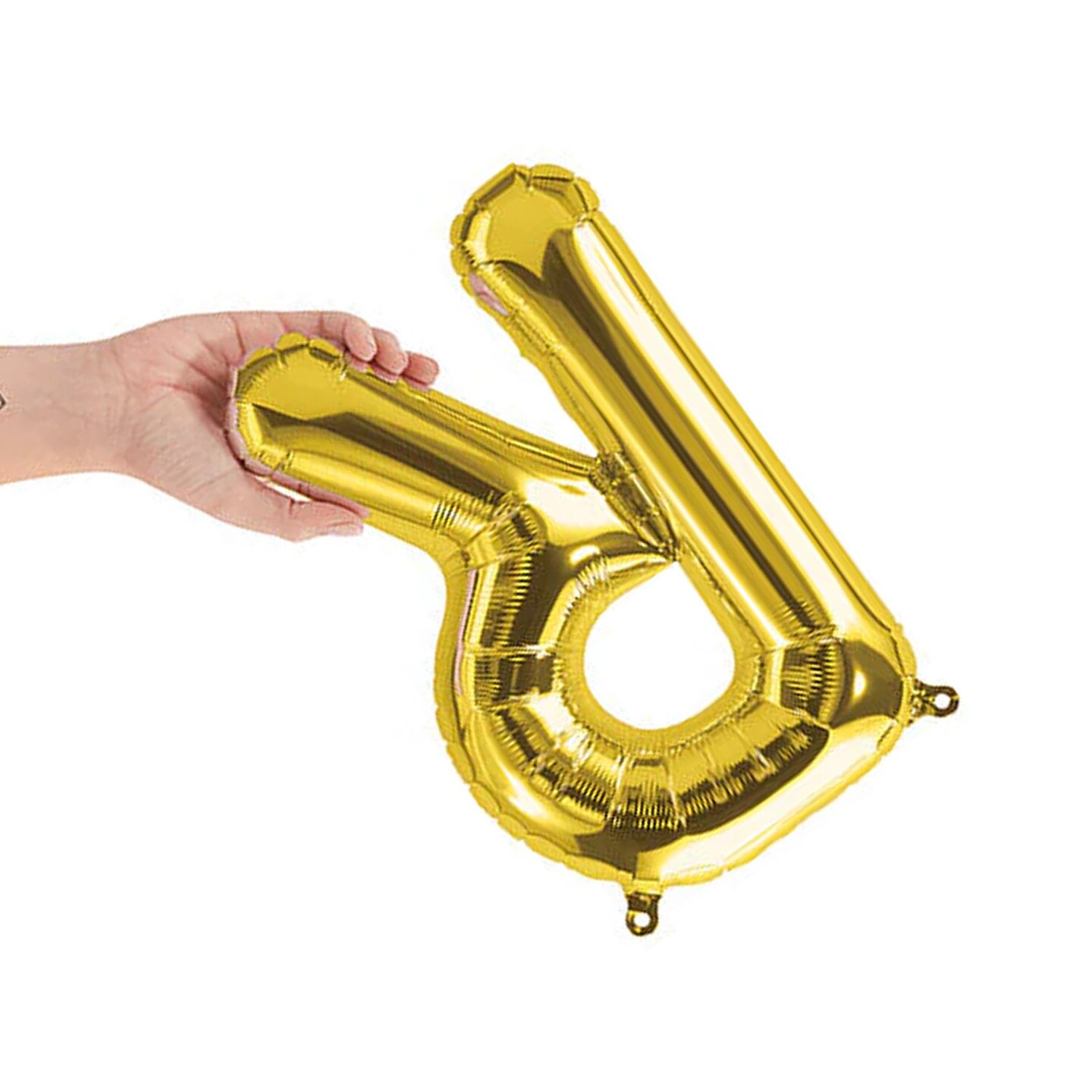 NorthStar Balloons&#xAE; 16&#x22; Gold Letter R Balloon Air Fill Only