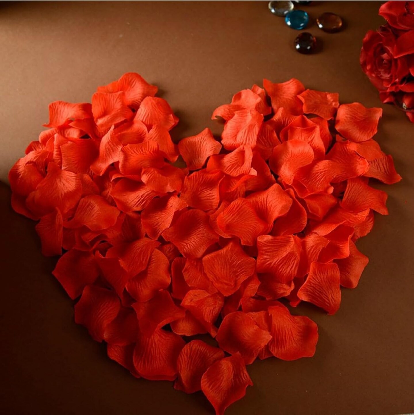500 Pieces Artificial Roses Petals Silk Flower Petals Rose Petals Confetti for Valentines Proposal Wedding Anniversary