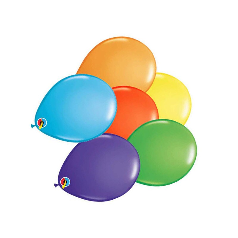 Qualatex&#xAE; Bright Rainbow Balloons 11 Inch 100 Pieces
