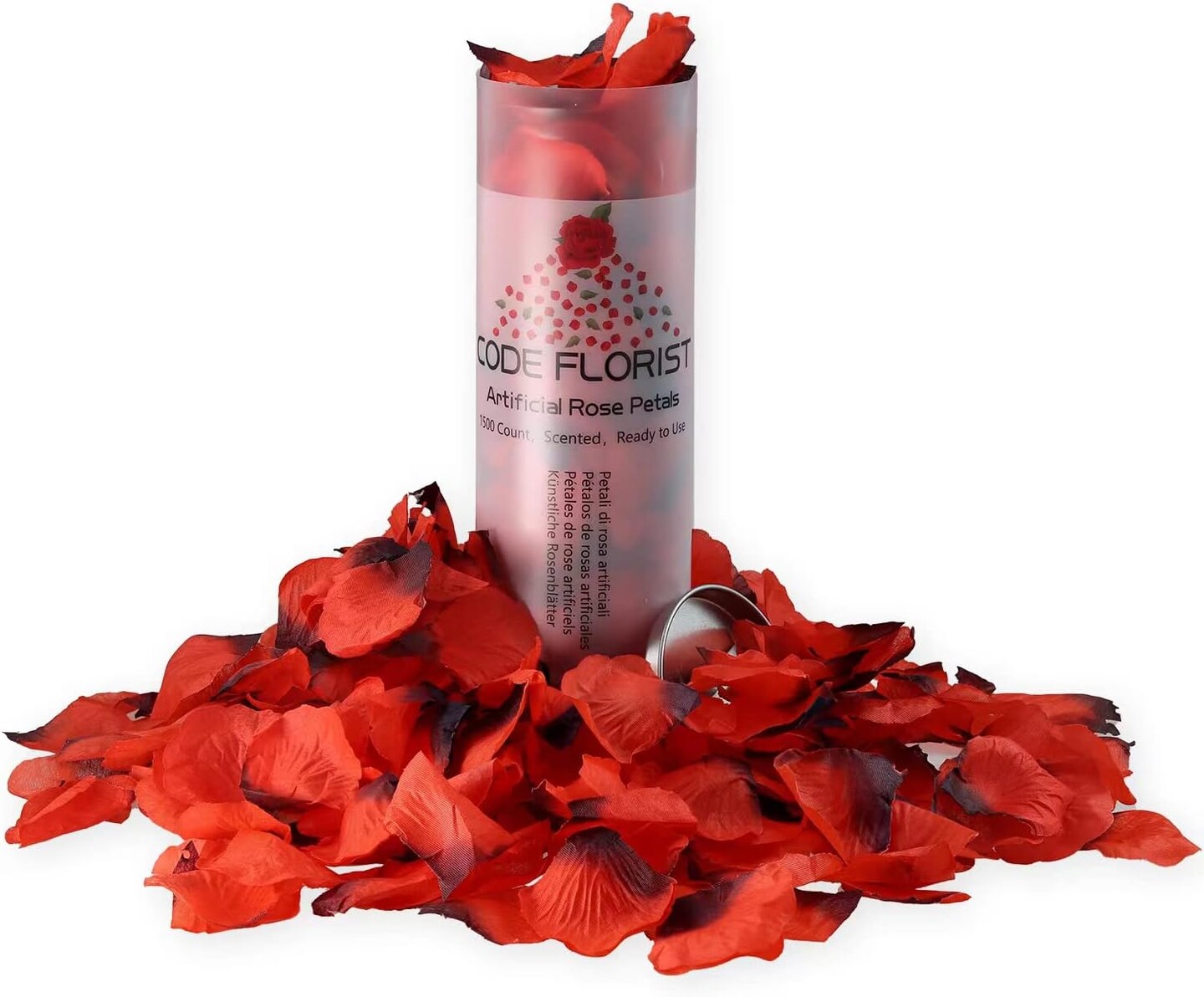 1500 PCS Dark-Red Silk Rose Petals for Valentine's Day,Romantic Night,Wedding,Proposal Anniversary Flower Decorations