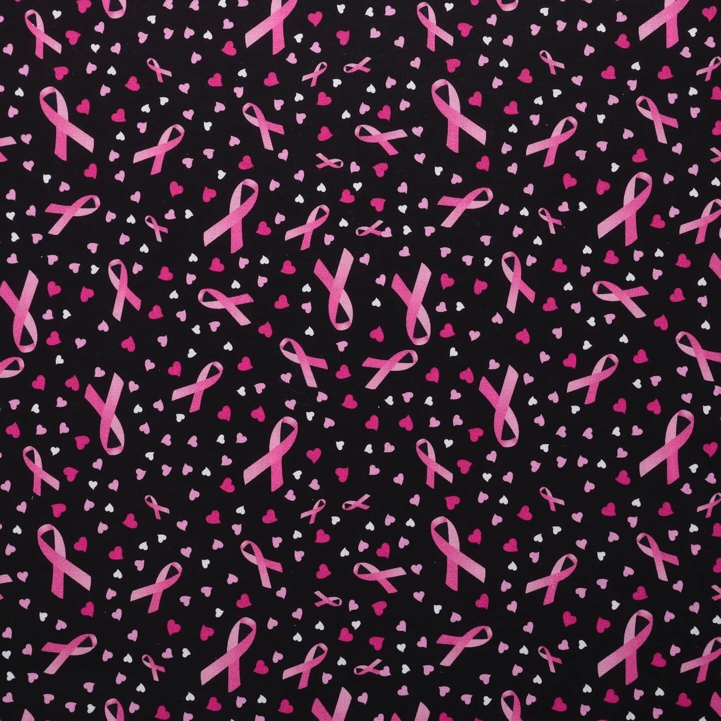 Mook Fabrics Cancer Awareness Cotton Fabric [45 in. Wide] - By The Yard