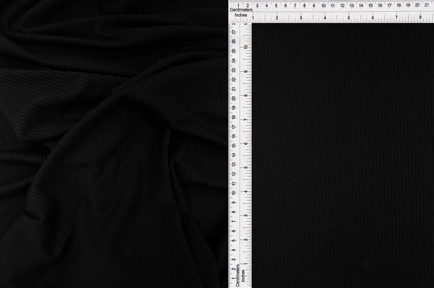 1 Yard 4x2 Rib Solid Stretch Knit Fabric 54/56&#x22; Inch Wide