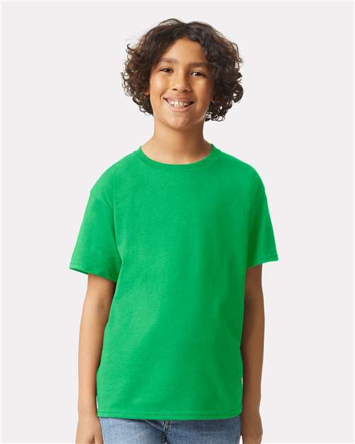 Gildan Youth Ultra Cotton Crewneck Short Sleeve T-Shirt for School Uniforms & Events Cotton Tee