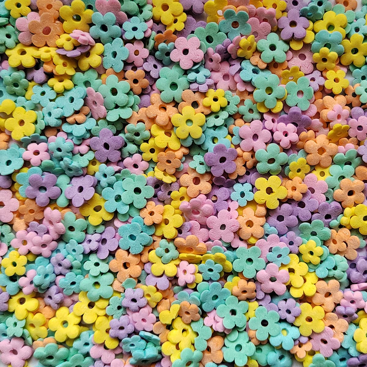 Edible Spring Flowers Sprinkles Ice Cream Sprinkle Sugar Candy Baking Cake Cupcake Toppers Cookie Donut Dessert Decoration 2.47 Ounces