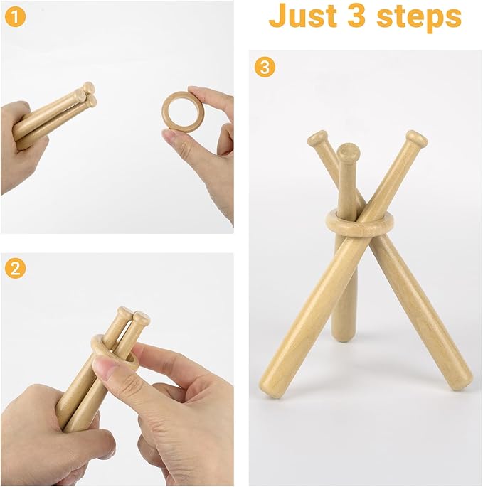 Wooden Baseball Stand, Baseball Holders for Display Balls Baseball Table Centerpieces for Baseball Players Fans Sports Lover