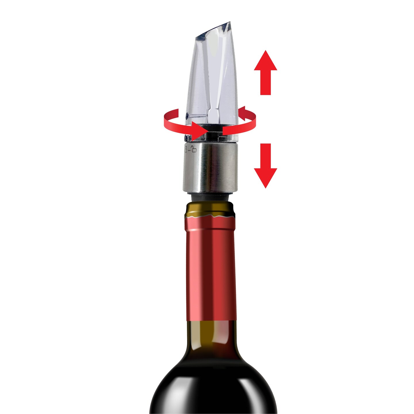 Wine Aerator Pro&#x2122; - 2-in-1 Aerator &#x26; Stopper