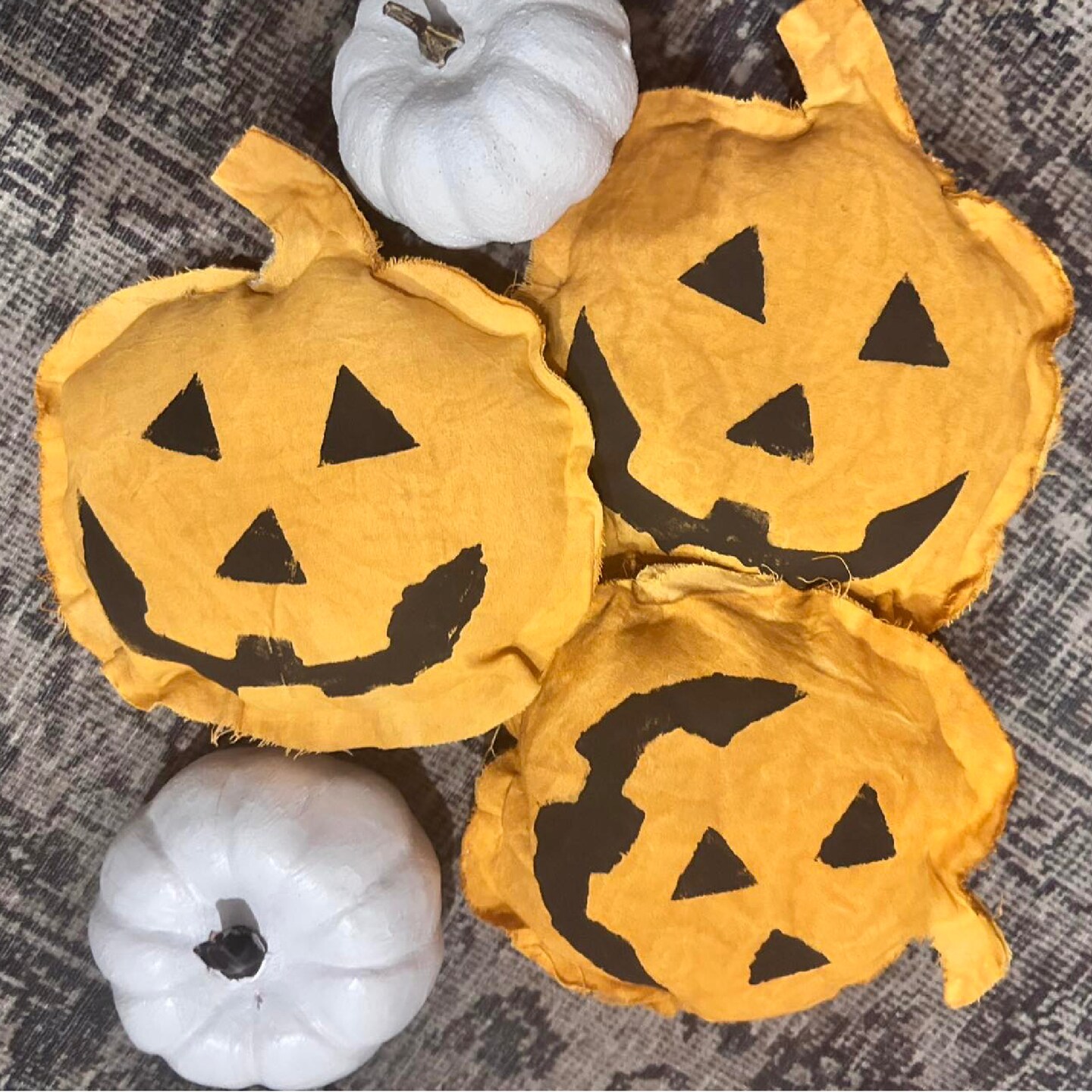 Primitive Jack O' Lantern Rustic Country Halloween Decor Bowl Filler Tiered Tray Fall Decoration