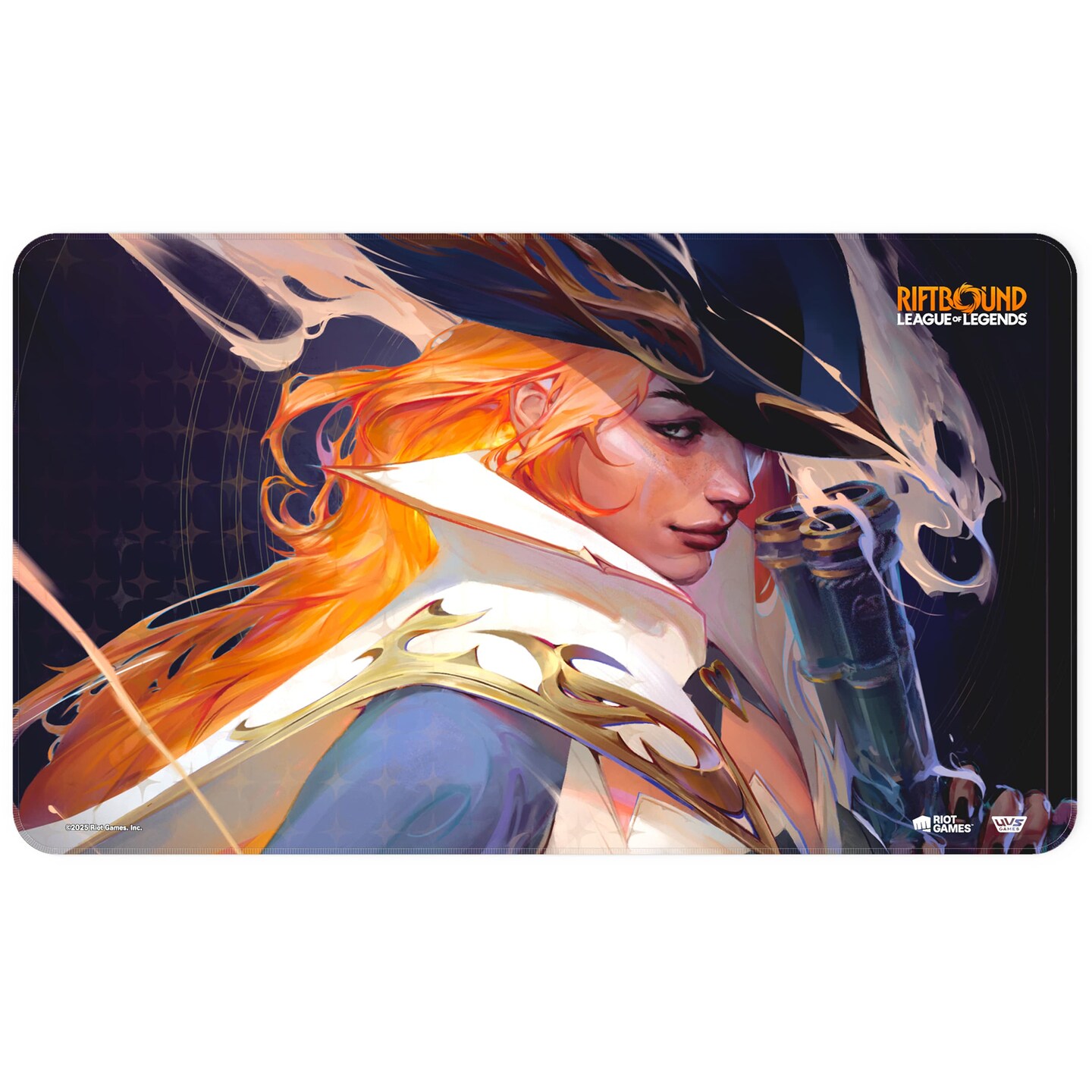 Riftbound: League of Legends: Playmat - Miss Fortune - 24x14" Neoprene Mat, Origins Trading Card Game Accessory, Champion Character Art, Collectible