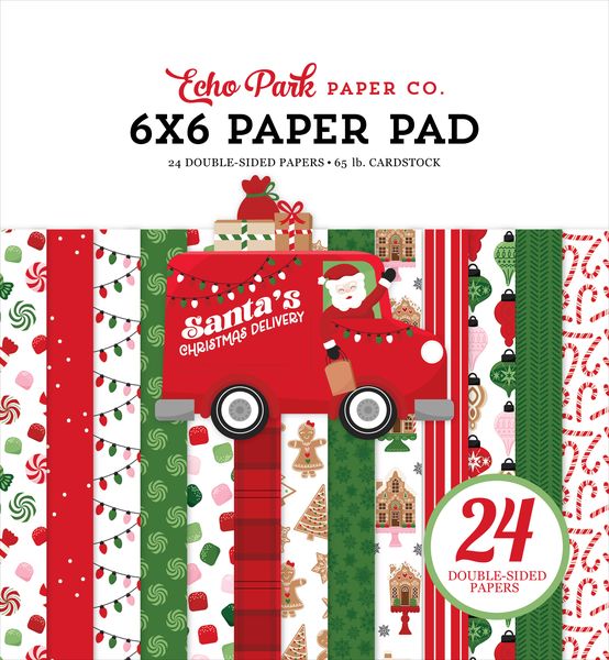 Echo Park Santa&#x27;s Christmas Delivery 6x6 Paper Pad