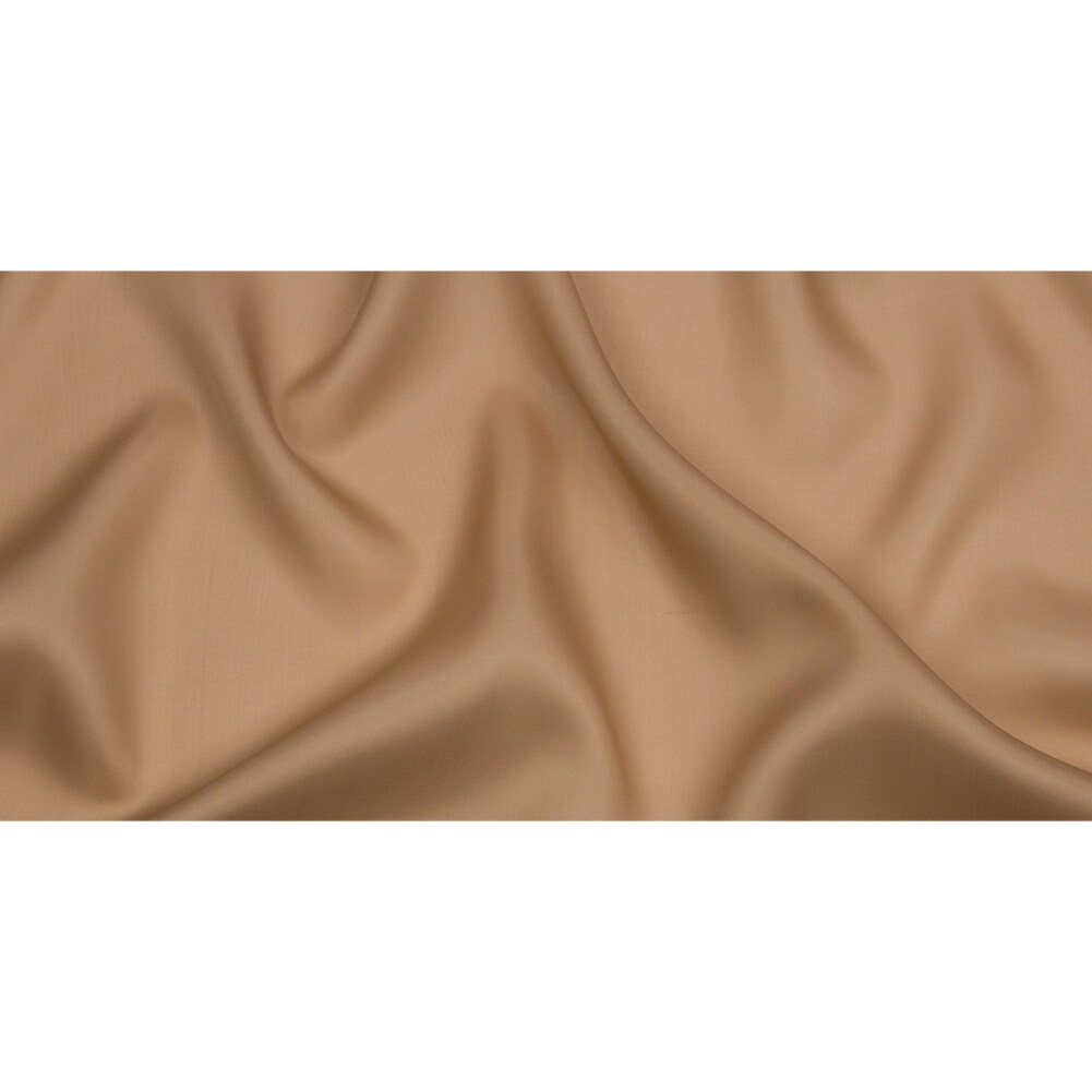 1 Yard Luxurious Silk Satin Face Organza Cornstalk Beige Fabric 54" Width