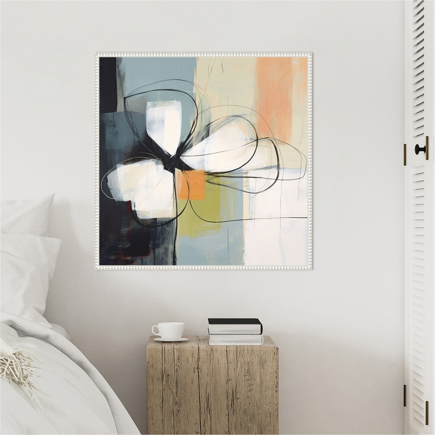 Floral Abstraction Serenity I by Irena Orlov Framed Canvas Wall Art