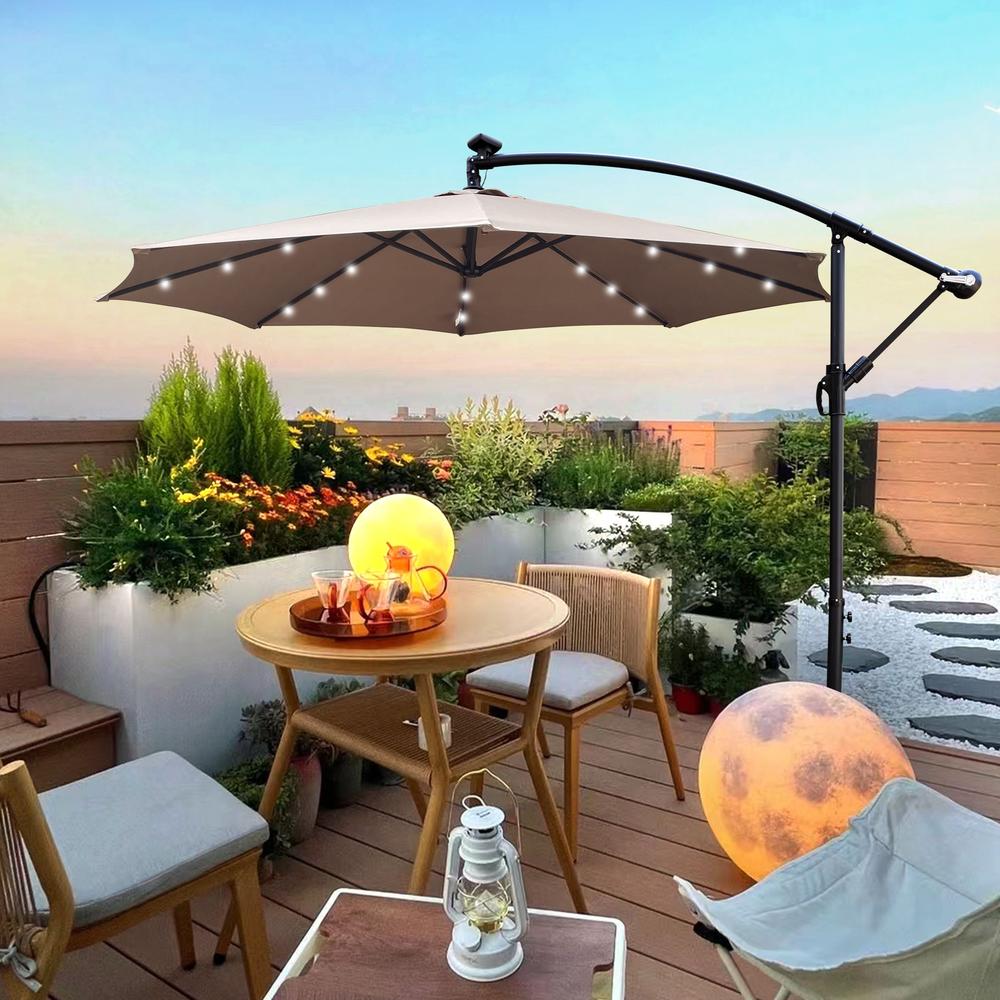 backyard patio umbrella ideas Outdoor entertaining zones with strategic umbrella placement