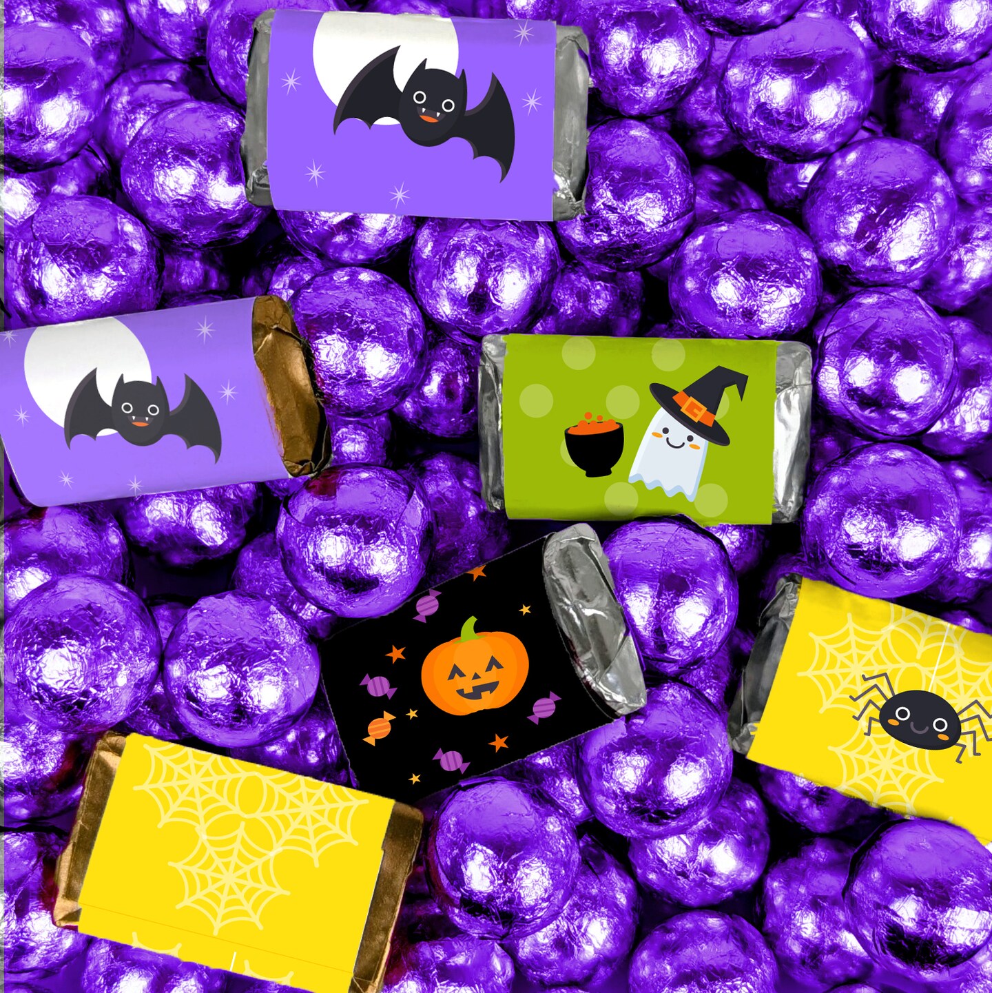 Halloween Critters Assorted Hershey&#x27;s Miniatures and Milk Chocolate Balls