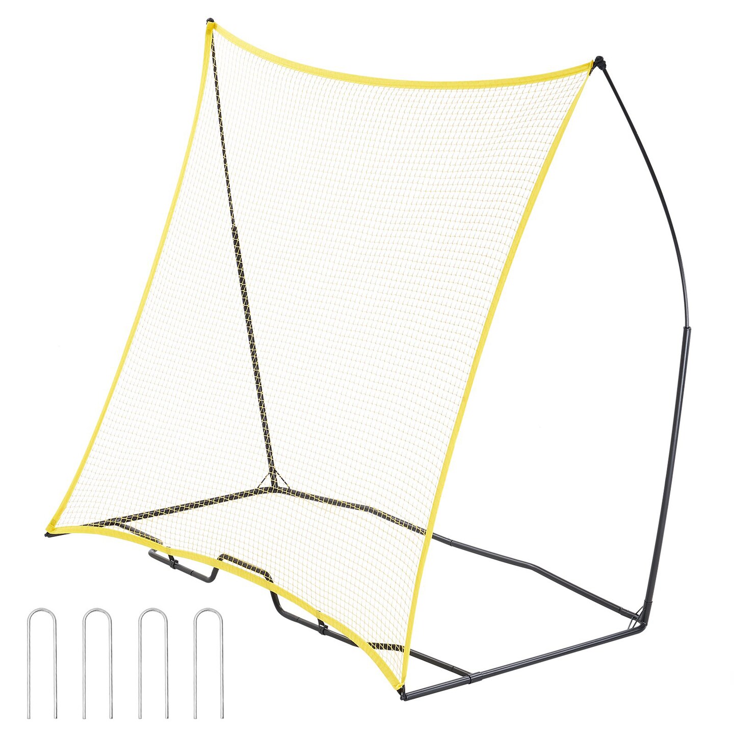 Iron Tube and Polyester Soccer Trainer Rebounder Net, Portable