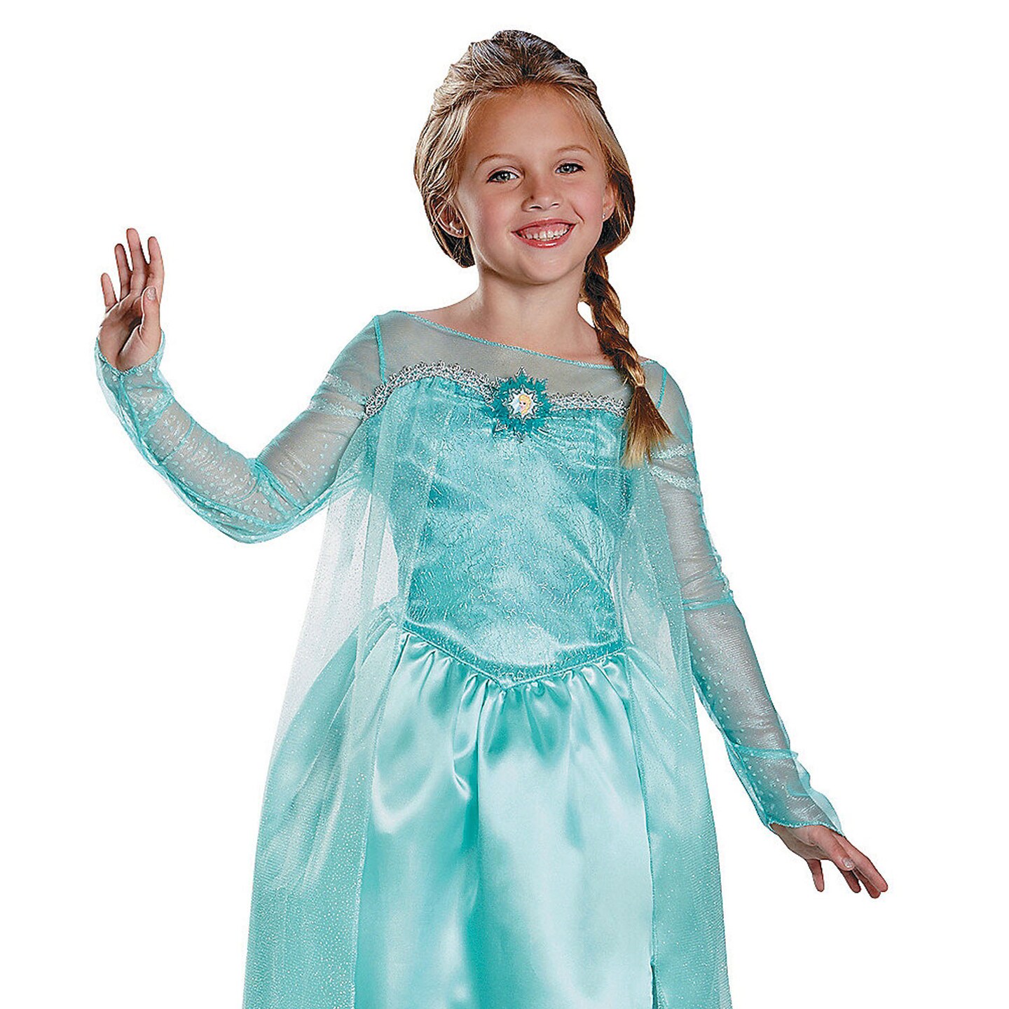Girl&#x27;s Frozen Elsa Snow Queen Costume